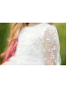 Delicate Lace Tulle Airy Flower Girl Dress